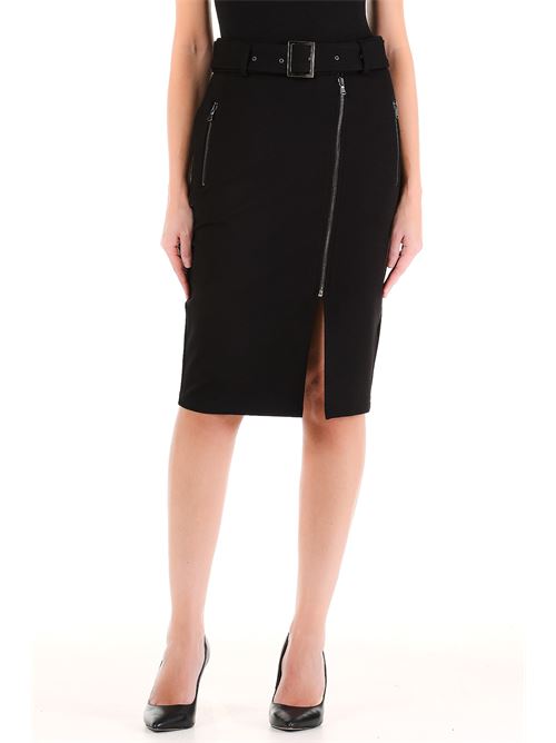 Black skirt with zip and Liu Jo belt Liu Jo | WF1235J1655.22222